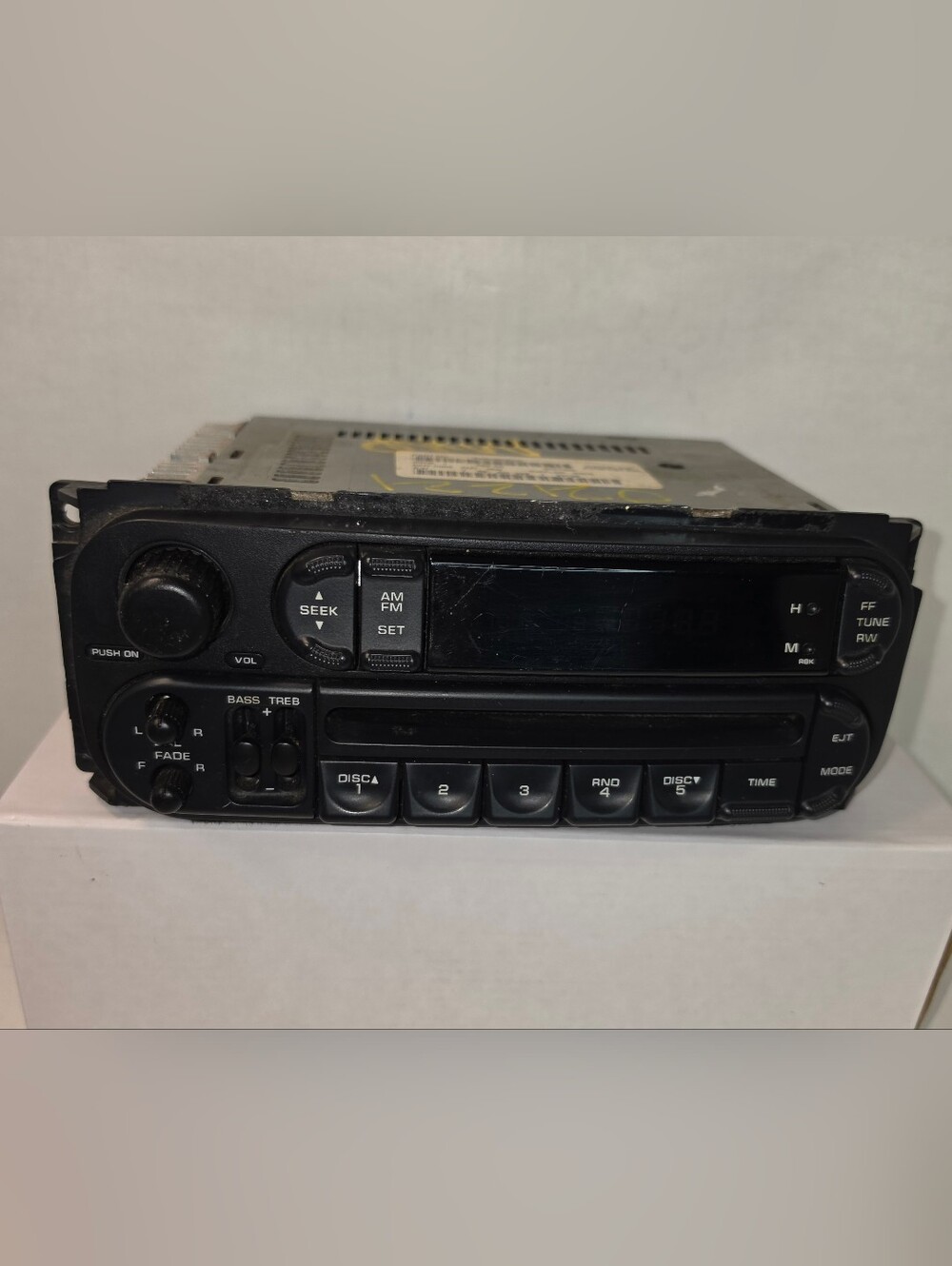 Jeep, Chrysler, Dodge OEM AM/FM Radio CD Player (RBK CD)  P/N P56038589AL
